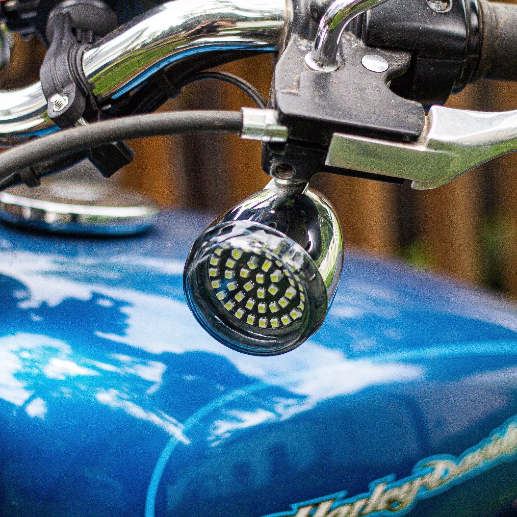 Eagle Lights Generation II Midnight Edition Front LED Turn Signals for 2016  CVO Harley Davidson Models