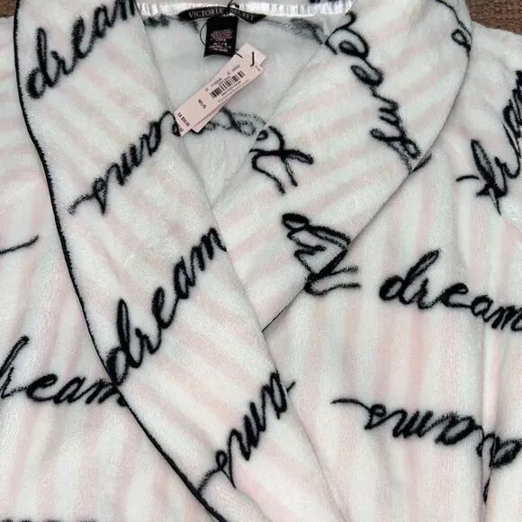 NWT VICTORIA'S SECRET Short Cozy Robe m/L