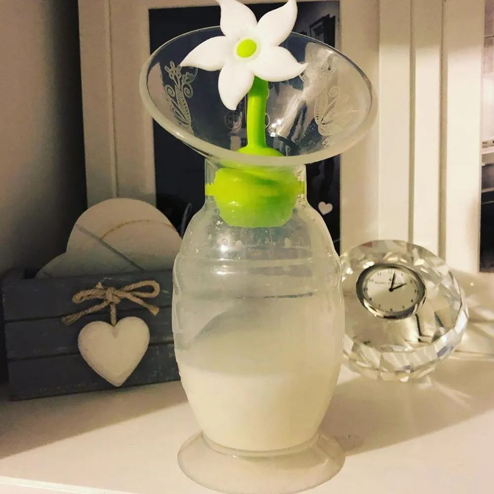 Silicone Breast Pump Flower Stopper