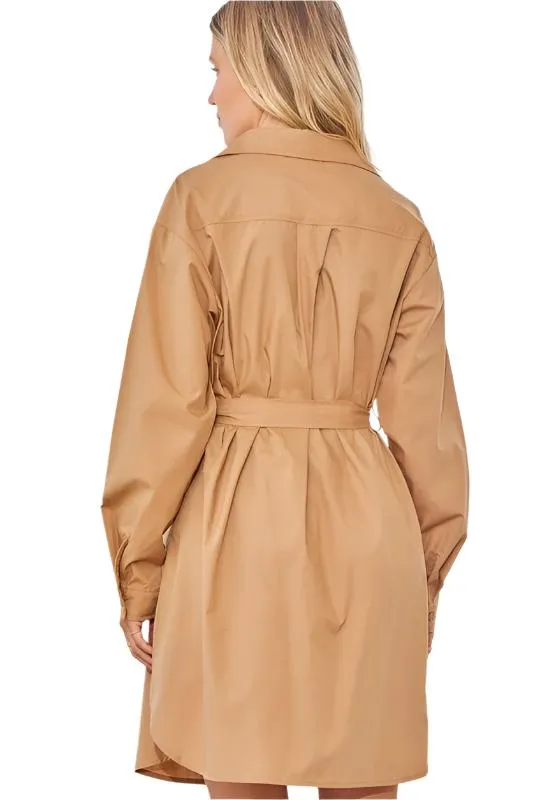 Woven Shirt Dress